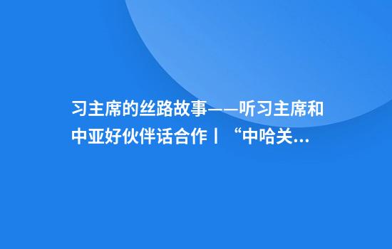 习主席的丝路故事——听习主席和中亚好伙伴话合作丨“中哈关系将像金鹰展翅高飞”