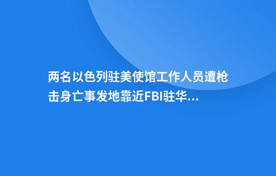 两名以色列驻美使馆工作人员遭枪击身亡事发地靠近FBI驻华盛顿特区办事处